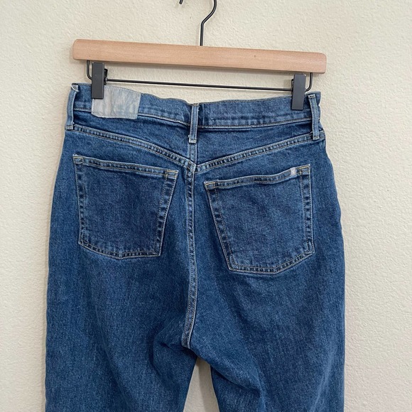 Everlane The Original Cheeky High Rise Straight Denim Jeans Washed Midnight 26 - Picture 10 of 13